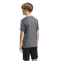 adidas Train Essentials 3-Stripes T-Shirt Kinder - grefiv/white