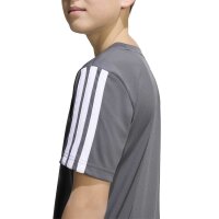 adidas Train Essentials 3-Stripes T-Shirt Kinder - grefiv/white