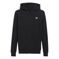 adidas Regular Waffle Zip Kapuzenjacke Kinder - black