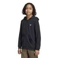 adidas Regular Waffle Zip Kapuzenjacke Kinder - black