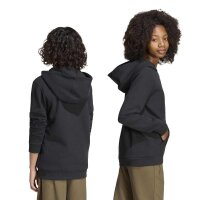 adidas Regular Waffle Zip Kapuzenjacke Kinder - black