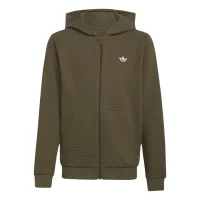 adidas Regular Waffle Zip Kapuzenjacke Kinder - olistr