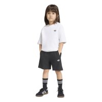 adidas Shorts Tee Set Kinder - white/black