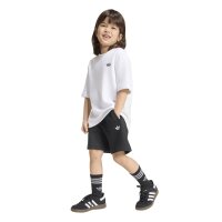 adidas Shorts Tee Set Kinder - white/black