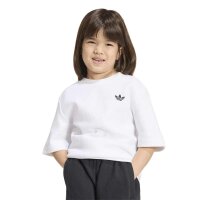 adidas Shorts Tee Set Kinder - white/black