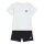 adidas Shorts Tee Set Baby - white/black