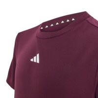 adidas Train Essentials Logo Regular Fit T-Shirt Kinder - maroon/white