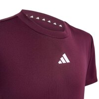 adidas Train Essentials Logo Regular Fit T-Shirt Kinder - maroon/white