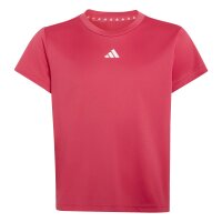 adidas Train Essentials Regular Fit Logo Training T-Shirt Kinder - powpnk/white