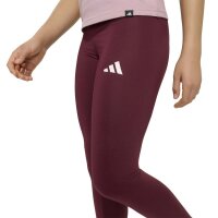 adidas Train Essentials 3-Stripes Leggings Kinder - maroon/white