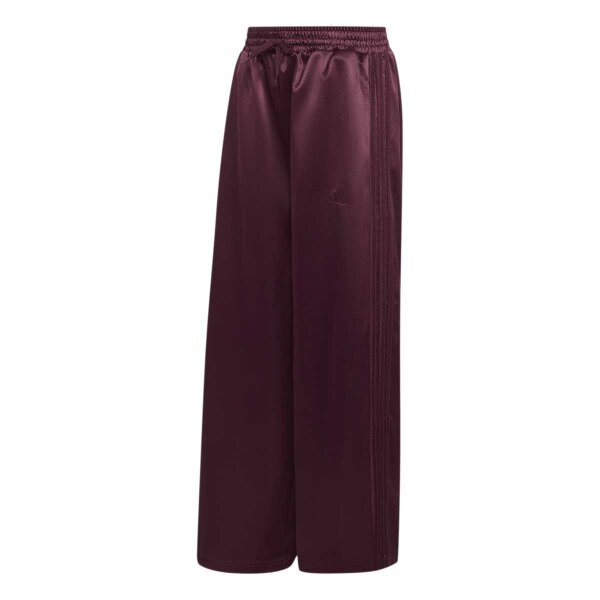 adidas Satin lange Hose Kinder - maroon/maroon