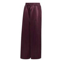 adidas Satin lange Hose Kinder - maroon/maroon