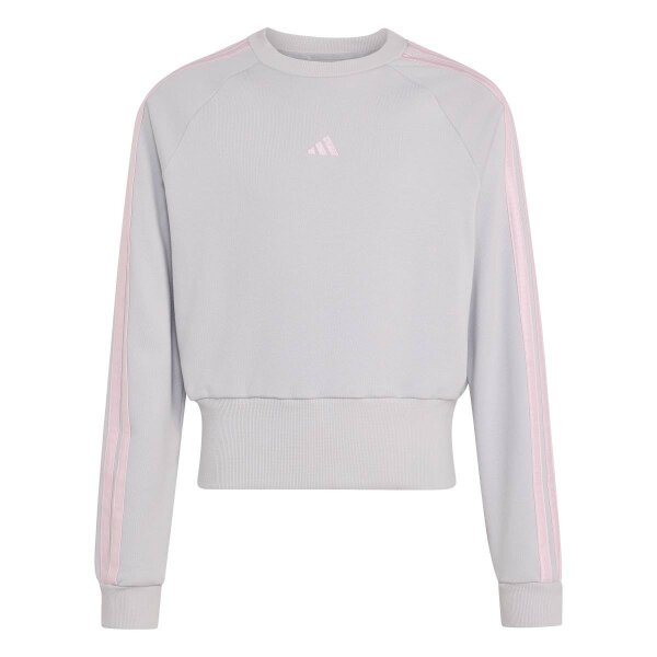 adidas Satin Sweatshirt Kinder - lgsogr/clpink