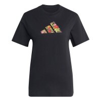 adidas Floral T-Shirt Damen - black
