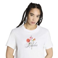 adidas Floral L T-Shirt Damen - white