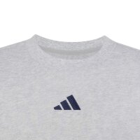 adidas Essentials T-Shirt Kinder - lgreyh/dkblue