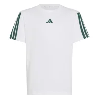 adidas Essentials T-Shirt Kinder - white/cgreen