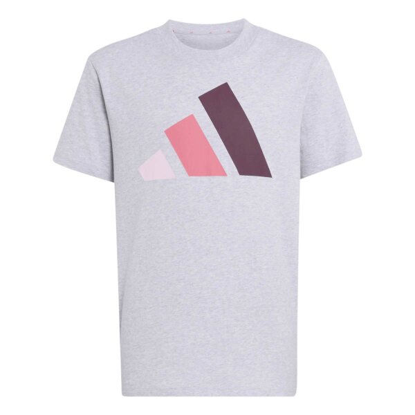 adidas Essentials T-Shirt Kinder - lgreyh/clpink/purtur/