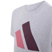 adidas Essentials T-Shirt Kinder - lgreyh/clpink/purtur/
