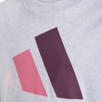 adidas Essentials T-Shirt Kinder - lgreyh/clpink/purtur/