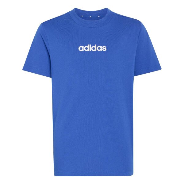 adidas Essentials T-Shirt Kinder - royblu/white