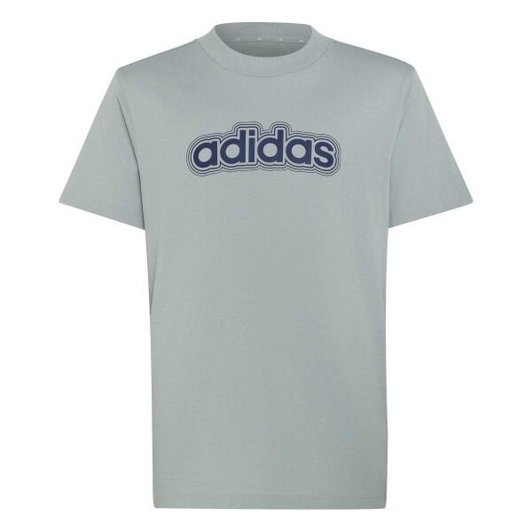 adidas Essentials T-Shirt Kinder - wosa/dkblue