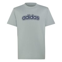 adidas Essentials T-Shirt Kinder - wosa/dkblue