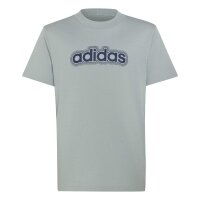 adidas Essentials T-Shirt Kinder - wosa/dkblue