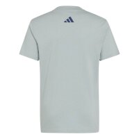 adidas Essentials T-Shirt Kinder - wosa/dkblue