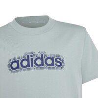 adidas Essentials T-Shirt Kinder - wosa/dkblue