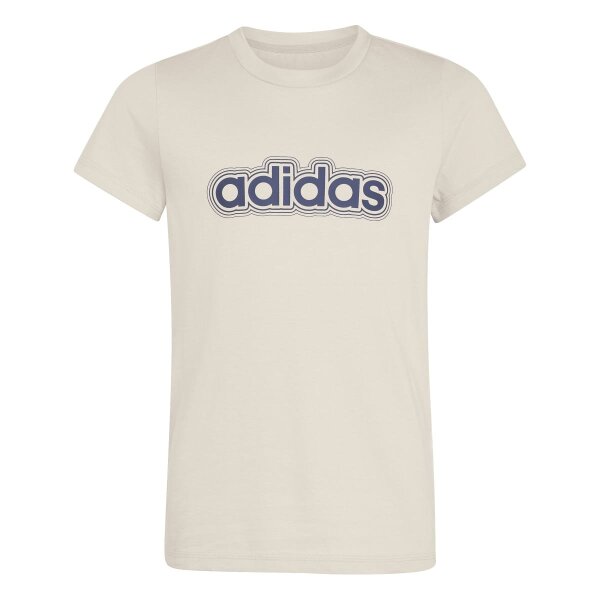adidas Essentials T-Shirt Kinder - wonalu/dkblue