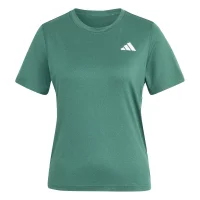 adidas Workout Essentials 3-Stripes T-Shirt Damen - cgreen