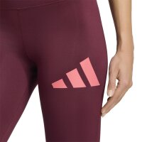 adidas Train Essentials Big Logo Full Length Leggings Damen - maroon