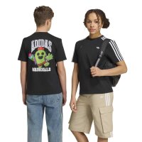 adidas Graphic Loose T-Shirt Kinder - black/white