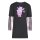 adidas LS Tee Kleid Kinder - black/mauve/orcfus/wo
