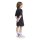 adidas LS Tee Kleid Kinder - black/mauve/orcfus/wo