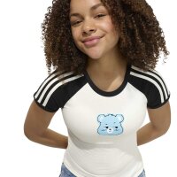adidas Slim Cali T-Shirt Kinder - owhite/black