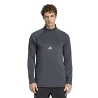 adidas Tech Apparel 1/4 Zip Sweatshirt Herren - carbon/purtur