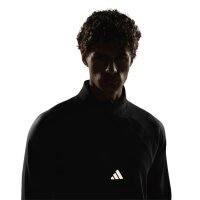 adidas Tech Apparel 1/4 Zip Sweatshirt Herren - carbon/purtur