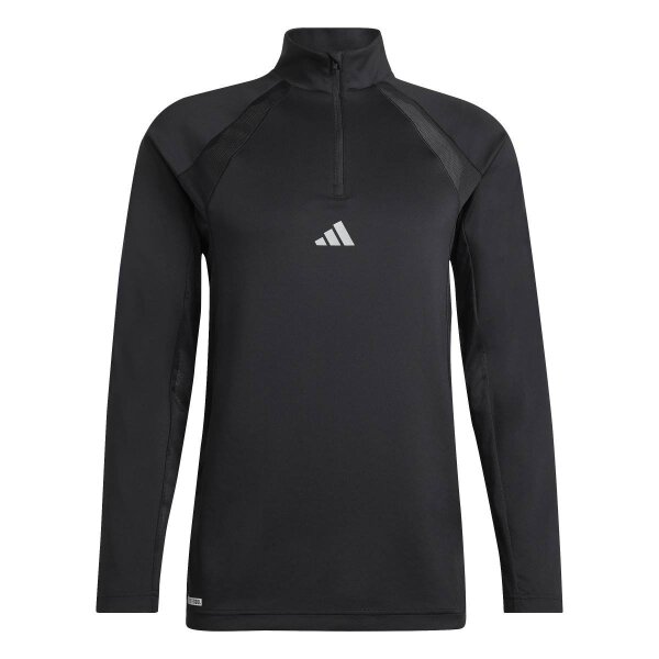 adidas Tech Apparel 1/4 Zip Sweatshirt Herren - black