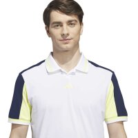 adidas Beyond The Course Vent Twistknit Shirt Polo Herren - white/frolem