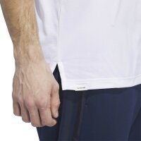 adidas Beyond The Course Vent Twistknit Shirt Polo Herren - white/frolem