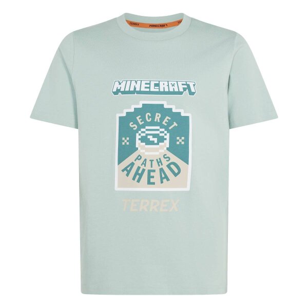 adidas Minecraft Terrex T-Shirt Kinder - hazgrn