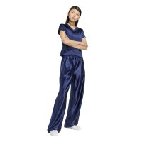 adidas Satin lange Hose Damen - dkblue