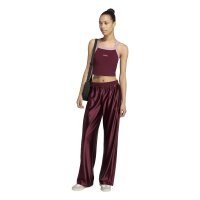 adidas Satin lange Hose Damen - maroon