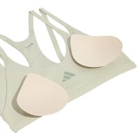 adidas Optimé Workout Strappy Light Support Sport BH Damen - halgrn