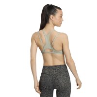 adidas Optimé Workout Strappy Light Support Sport BH Damen - halgrn