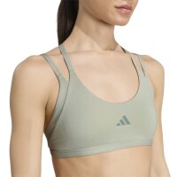 adidas Optimé Workout Strappy Light Support Sport BH Damen - halgrn