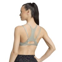 adidas Optimé Workout Strappy Light Support Sport BH Damen - halgrn