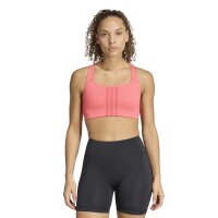 adidas Optimé Workout 3-Stripes Support Sport BH Damen - purtur/corpnk